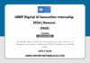 UNDP Digital AI Innovation Internship 2026