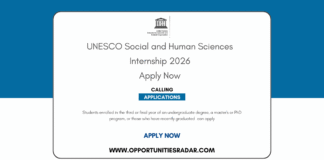 UNESCO Social and Human Sciences Internship 2026