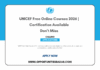 UNICEF Free Online Courses 2026