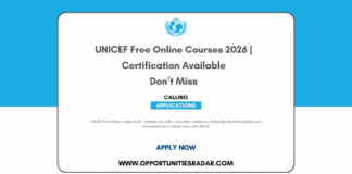 UNICEF Free Online Courses 2026