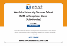 Westlake University Summer School 2026