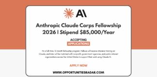 Anthropic Claude Corps Fellowship 2026