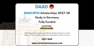 DAAD EPOS Scholarships 2027-28