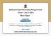 GCU Summer Internship Program 2026