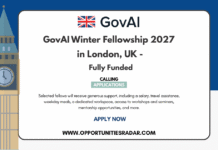 GovAI Winter Fellowship 2027