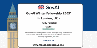 GovAI Winter Fellowship 2027