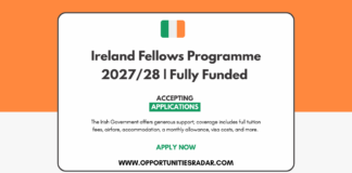 Ireland Fellows Programme 2027