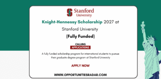 Knight-Hennessy Scholarship 2027