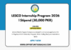 LESCO Internship Program 2026