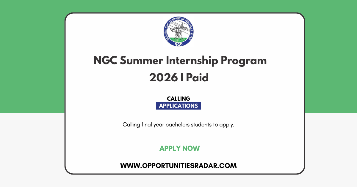 NGC Summer Internship Program 2026 | Paid