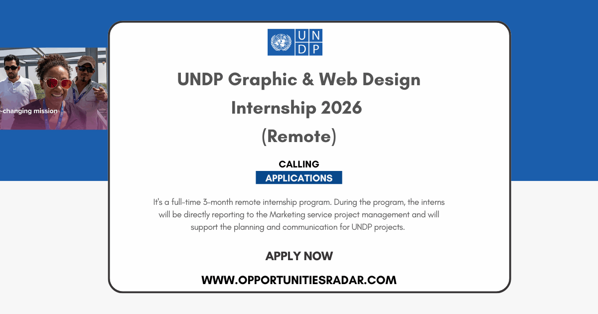 UNDP Graphic & Web Design Internship 2026 (Remote)