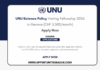 UNU Science Policy Visiting Fellowship 2026