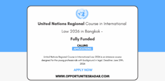 United Nations Regional Course in International Law 2026