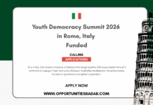 Youth Democracy Summit 2026 in Rome, Italy Youth Democracy Summit 2026 in Rome, Italy