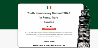 Youth Democracy Summit 2026 in Rome, Italy