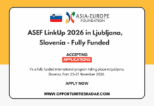 ASEF LinkUp 2026 in Slovenia – Fully Funded ASEF LinkUp 2026