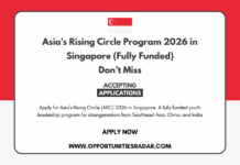 Asia’s Rising Circle Program 2026 in Singapore (Fully Funded) Asia's Rising Circle Program 2026 in Singapore