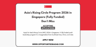 Asia's Rising Circle Program 2026 in Singapore