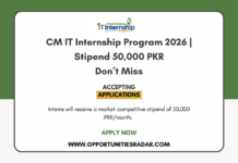 CM IT Internship Program 2026
