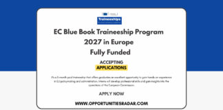 EC Blue Book Traineeship Program 2027