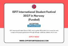 ISFiT International Student Festival 2027 in Norway (Funded)