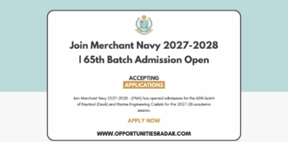 Join Merchant Navy 2027-2028