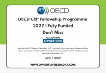 OECD CRP Fellowship Programme 2027