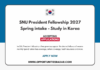 SNU President Fellowship 2027 Spring Intake