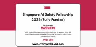 Singapore AI Safety Fellowship 2026
