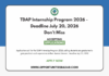 TDAP Internship Program 2026