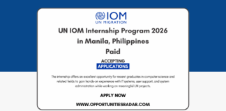 UN IOM Internship 2026