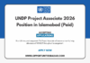 UNDP Project Associate 2026