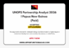 UNOPS Partnership Analyst 2026