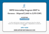 WIPO Internship Program 2027