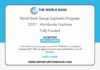 World Bank Group Explorers Programme 2027