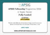 APSIG Fellowship Programme 2026
