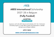 ARES International Scholarship 2027