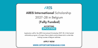 ARES International Scholarship 2027