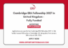 Cambridge ERA Winter Fellowship 2027