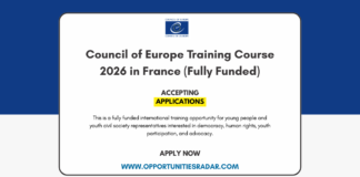 Council of Europe Training Program 2026