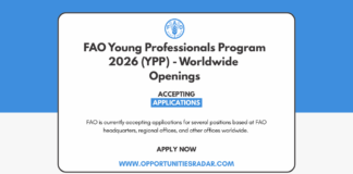 FAO Young Professionals Programme 2026