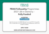 FRIAS Fellowship Programmes 2027