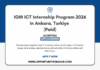 IOM ICT Internship Program 2026