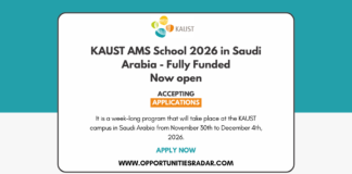 KAUST AMS School 2026 in Saudi Arabia