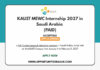 KAUST MEWC Internship 2027