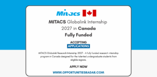 MITACS Globalink Research Internship 2027