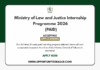 Ministry of Law and Justice Internship 2026