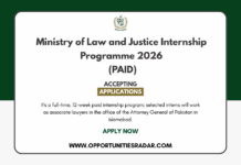Ministry of Law and Justice Internship 2026 (PAID) Ministry of Law and Justice Internship 2026