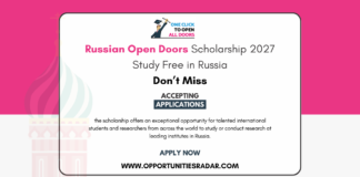 Russian Open Doors Scholarship 2027