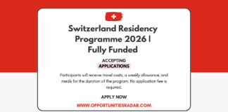 Switzerland Residency Programme 2026